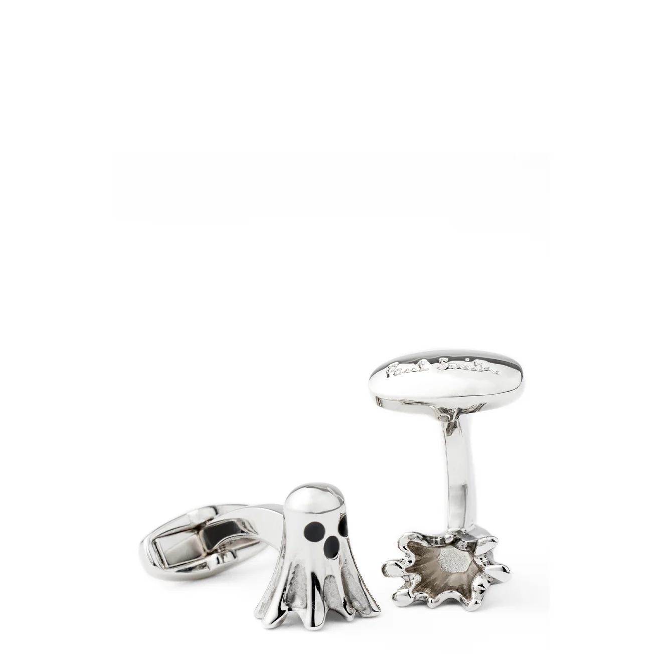 Paul Smith Ghost Cufflink Silver - Image 2