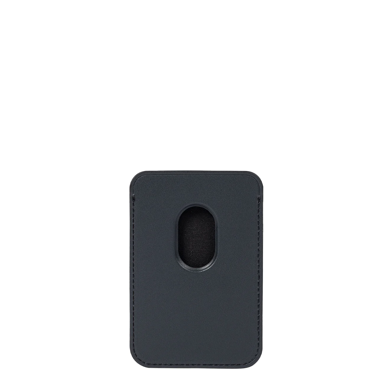 Paul Smith iPhone MagSafe Black Leather Credit Card Case Black - Image 3