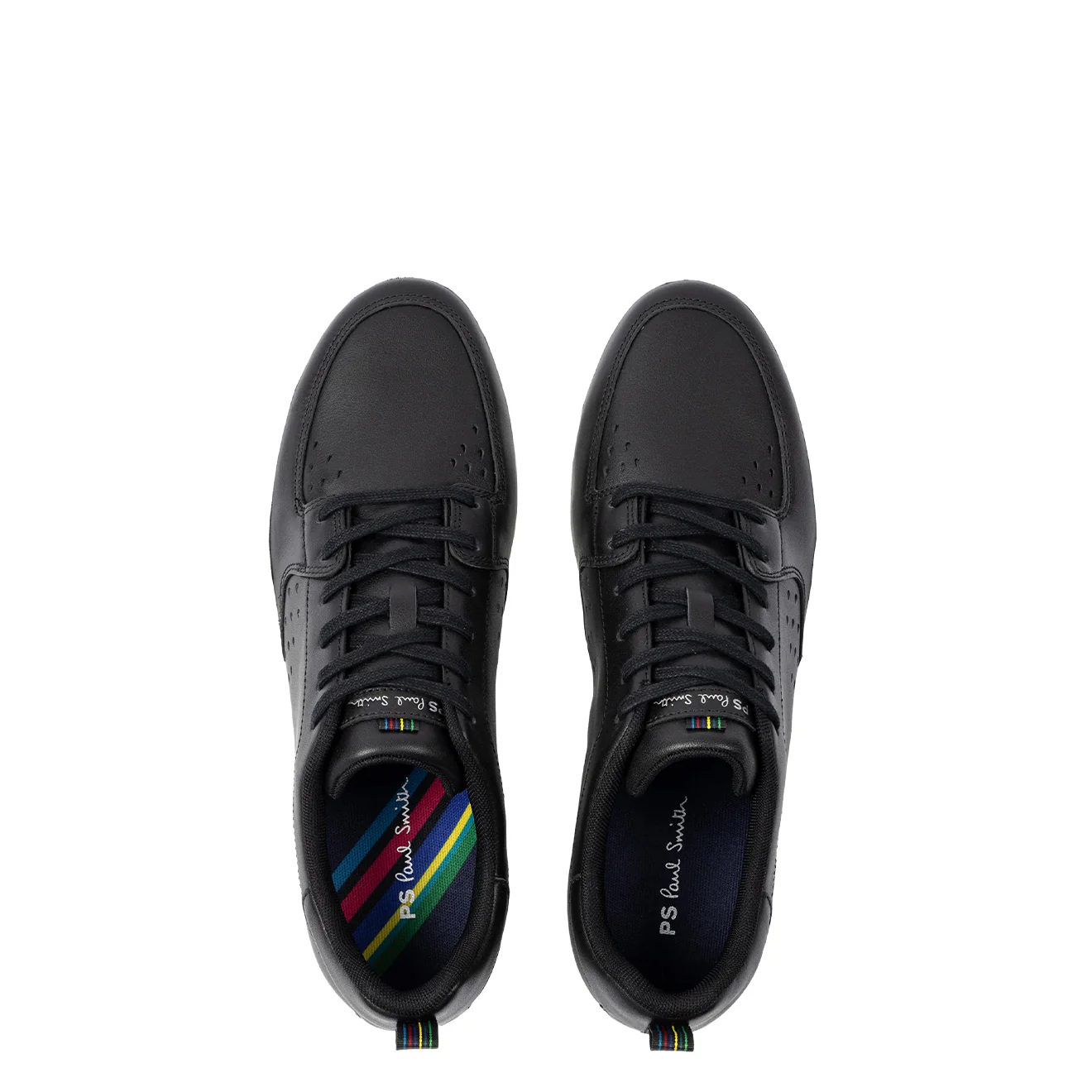 Paul Smith Leather 'Cosmo' Trainers Black - Image 3