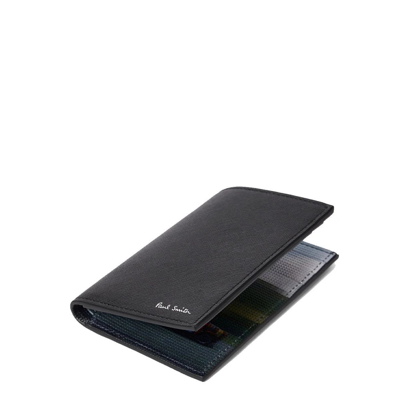 Paul Smith Leather Pixelated Mini Card Wallet Black - Image 3