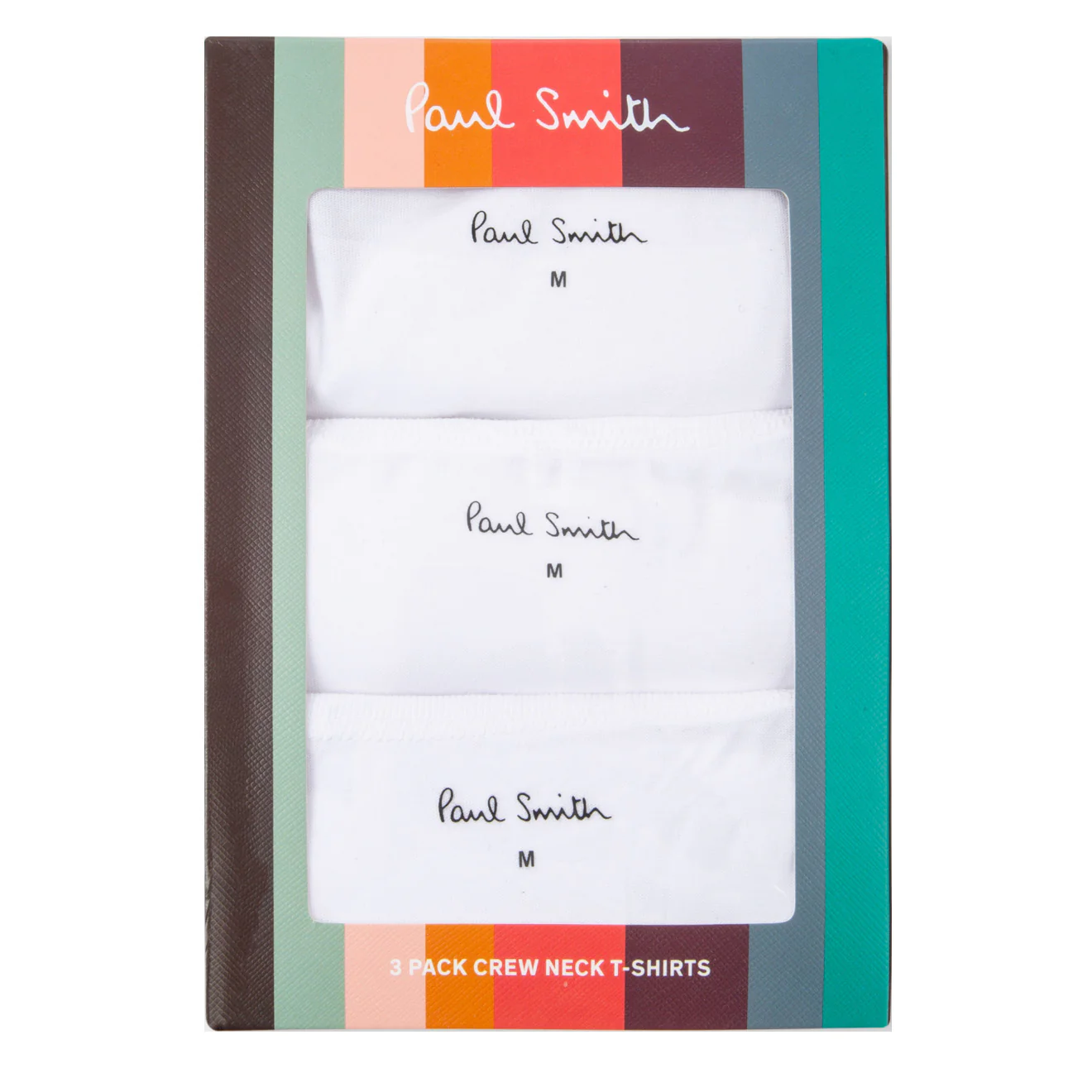 Paul Smith Logo Organic Cotton Lounge T-Shirts Three Pack White - Image 2