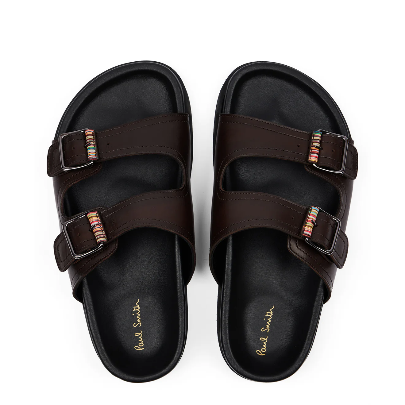 Paul Smith Malfa Sandals Dark Brown - Image 3
