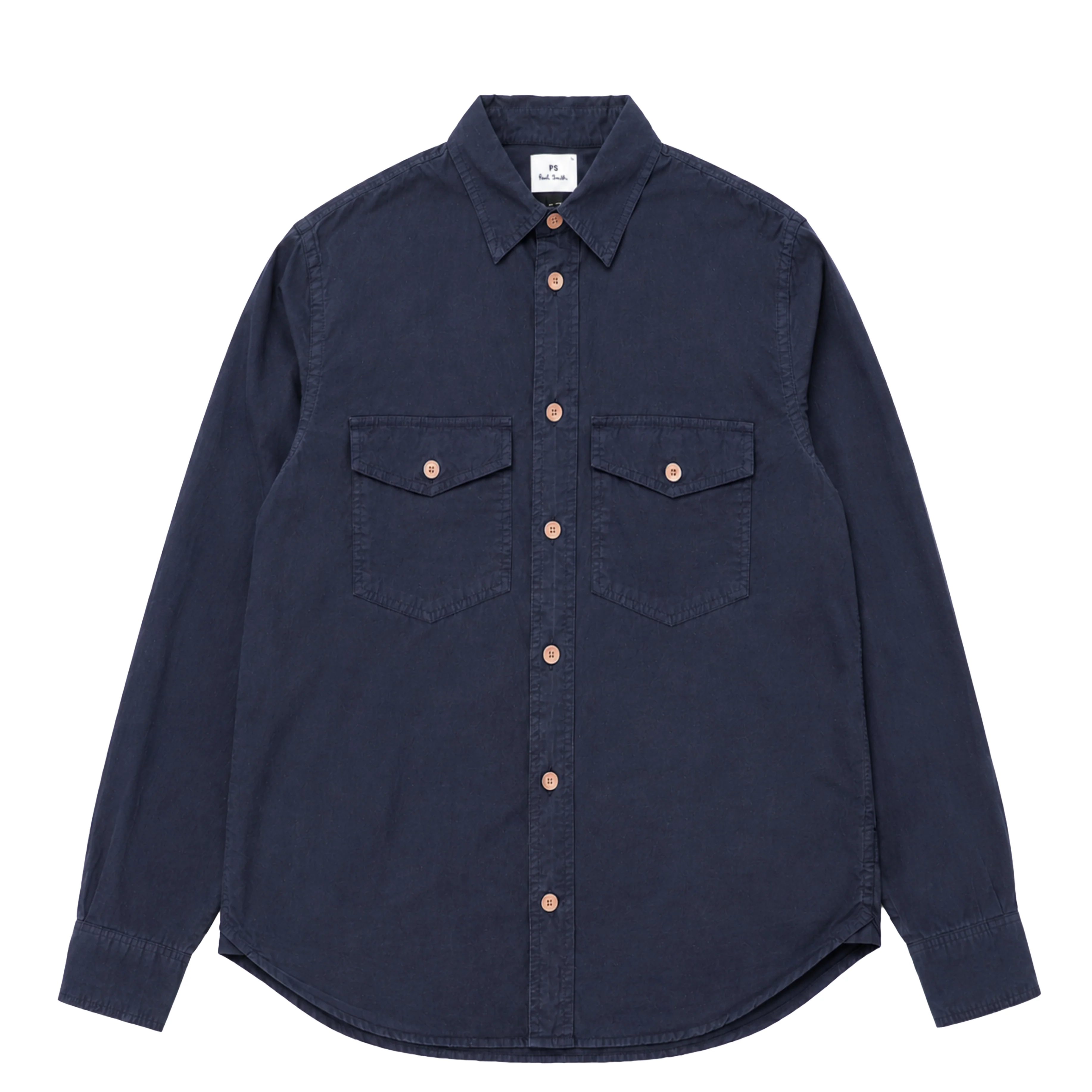 Paul Smith Mens LS Casual Fit Shirt Blue