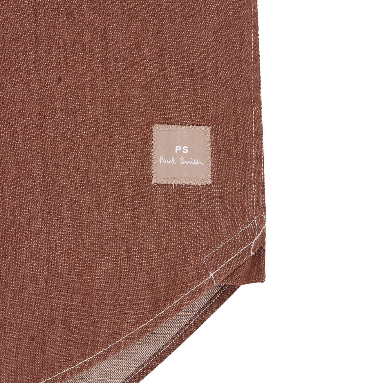 Paul Smith Mens LS Casual Fit Shirt Brown - Image 4