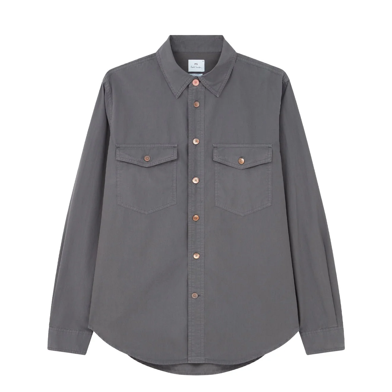 Paul Smith Mens LS Casual Fit Shirt Grey