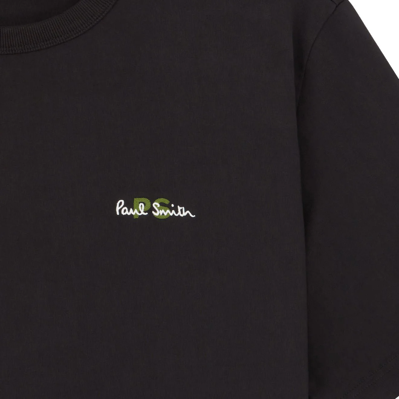 Paul Smith Mens Oversized Fit SS T Shirt PS Emb Black - Image 3