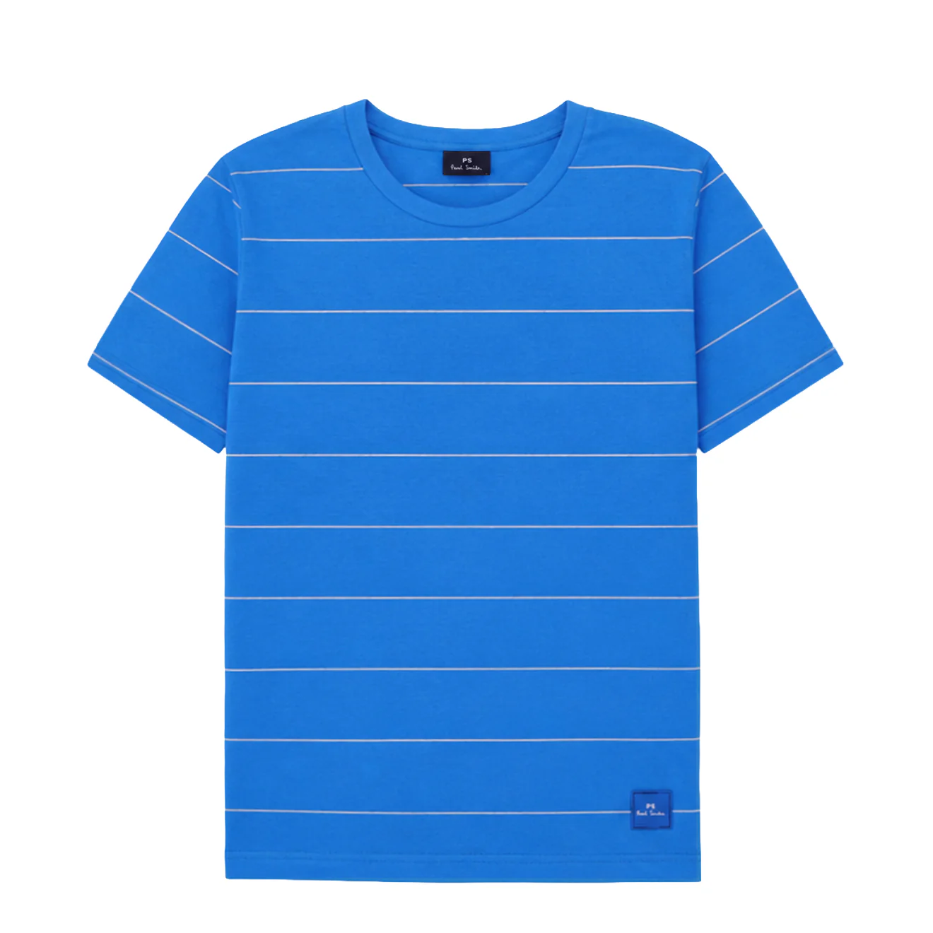 Paul Smith Mens Reg Fit Stripe T Shirt Blue