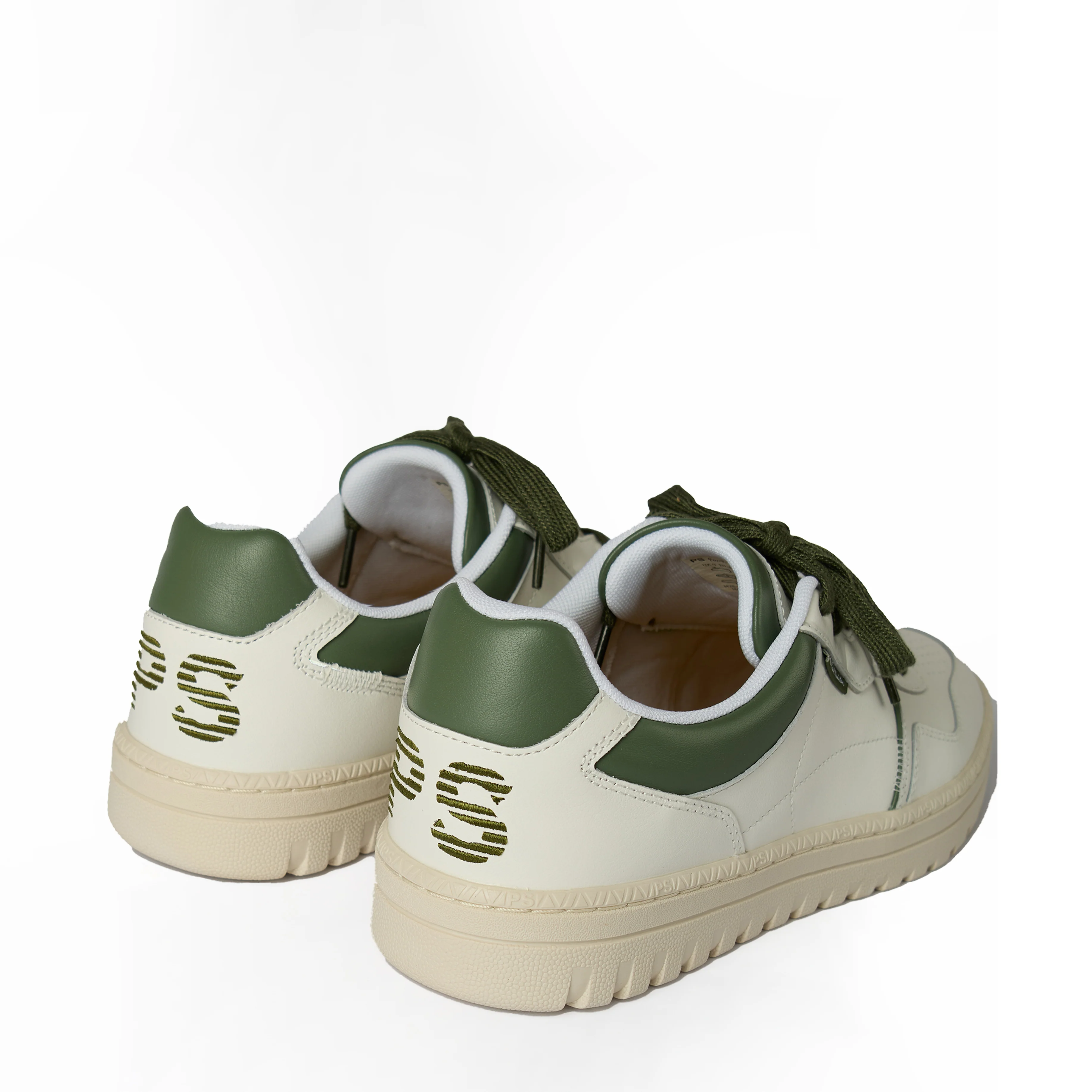 Paul Smith Mens Shoe Ellis Green Spoiler White - Image 3
