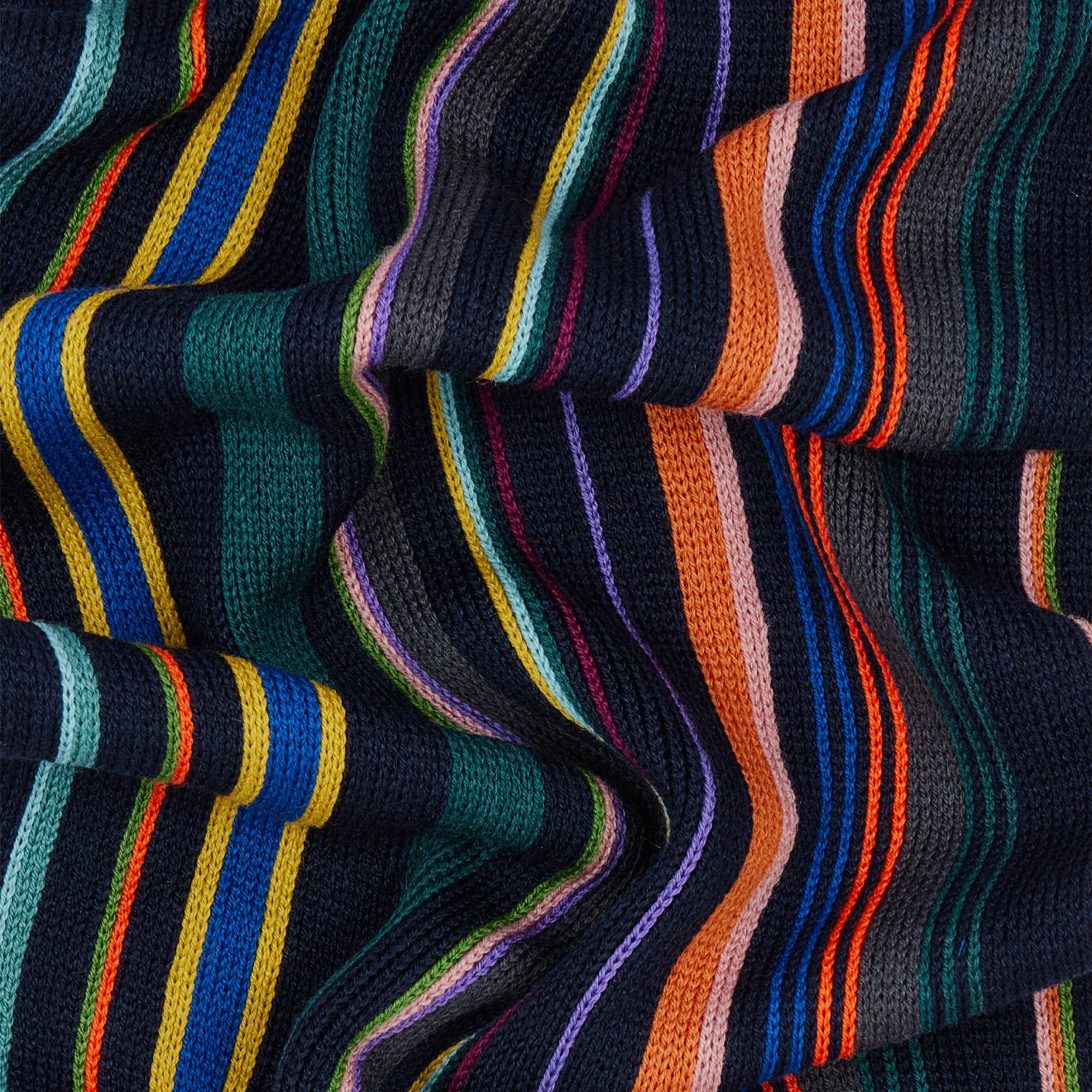 Paul Smith Merino Wool Stripe Scarf Multicolour - Image 3