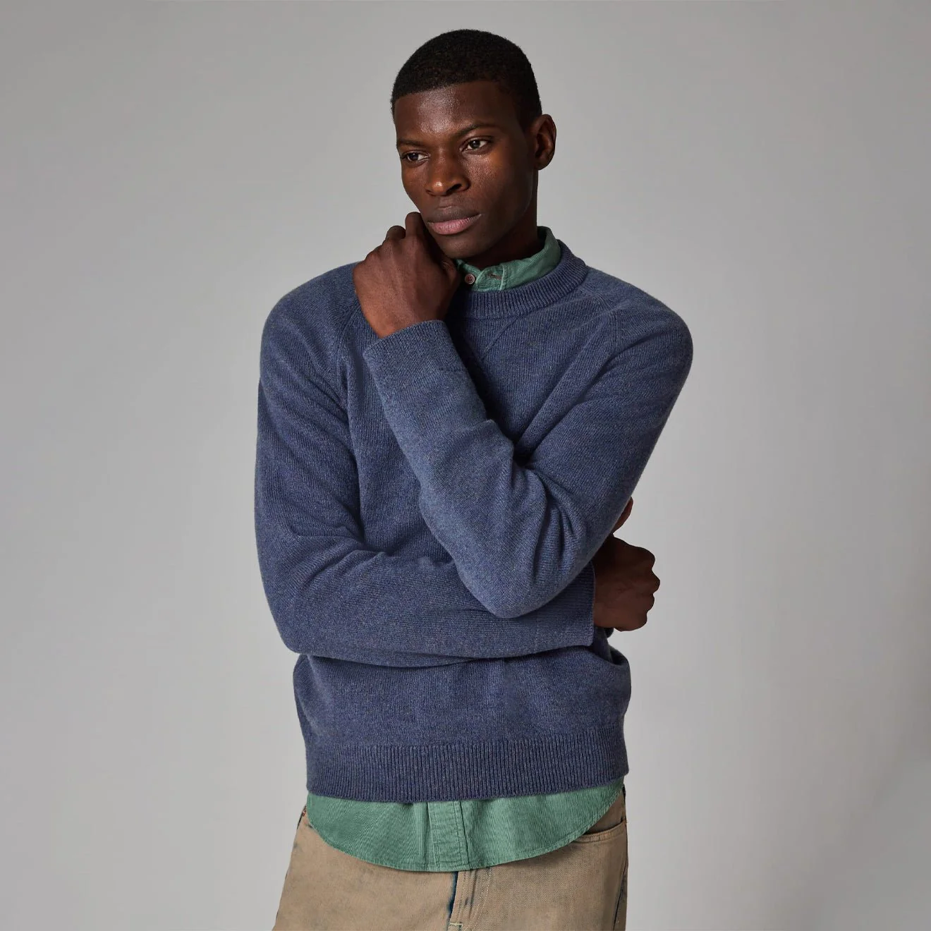 Paul Smith Merino Wool Sweater Indigo - Image 2