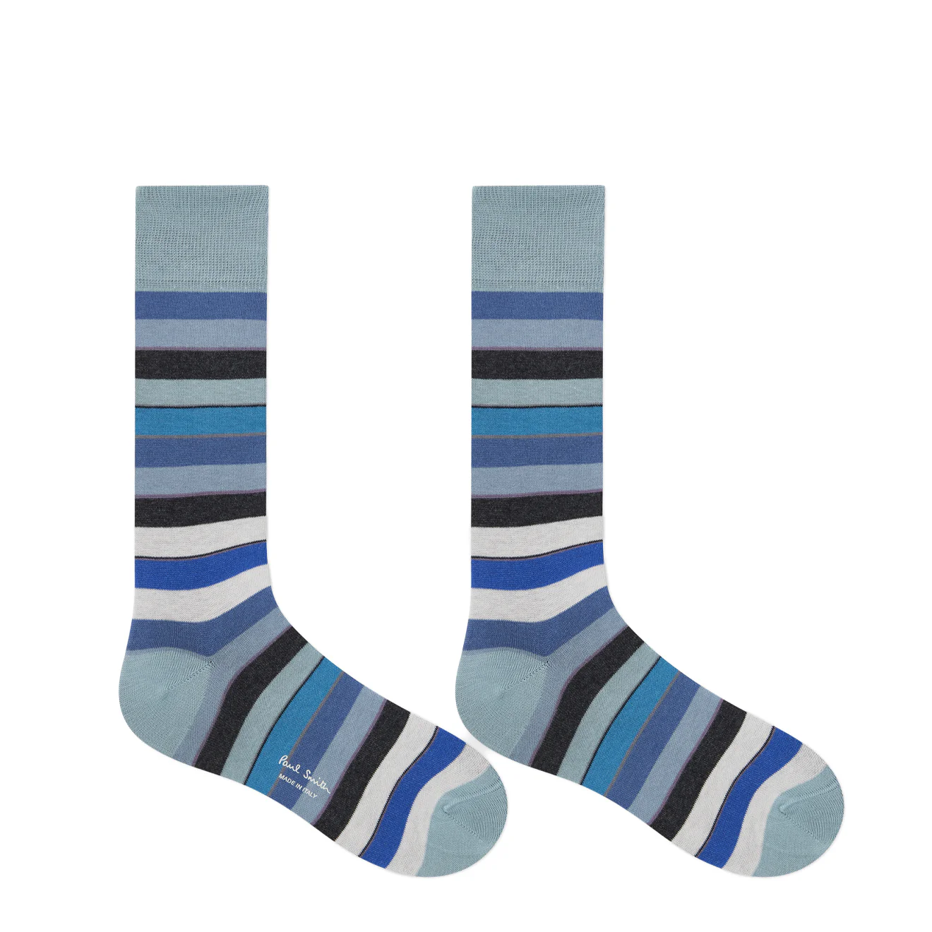 Paul Smith Nandor Stripe Socks Blue - Image 2
