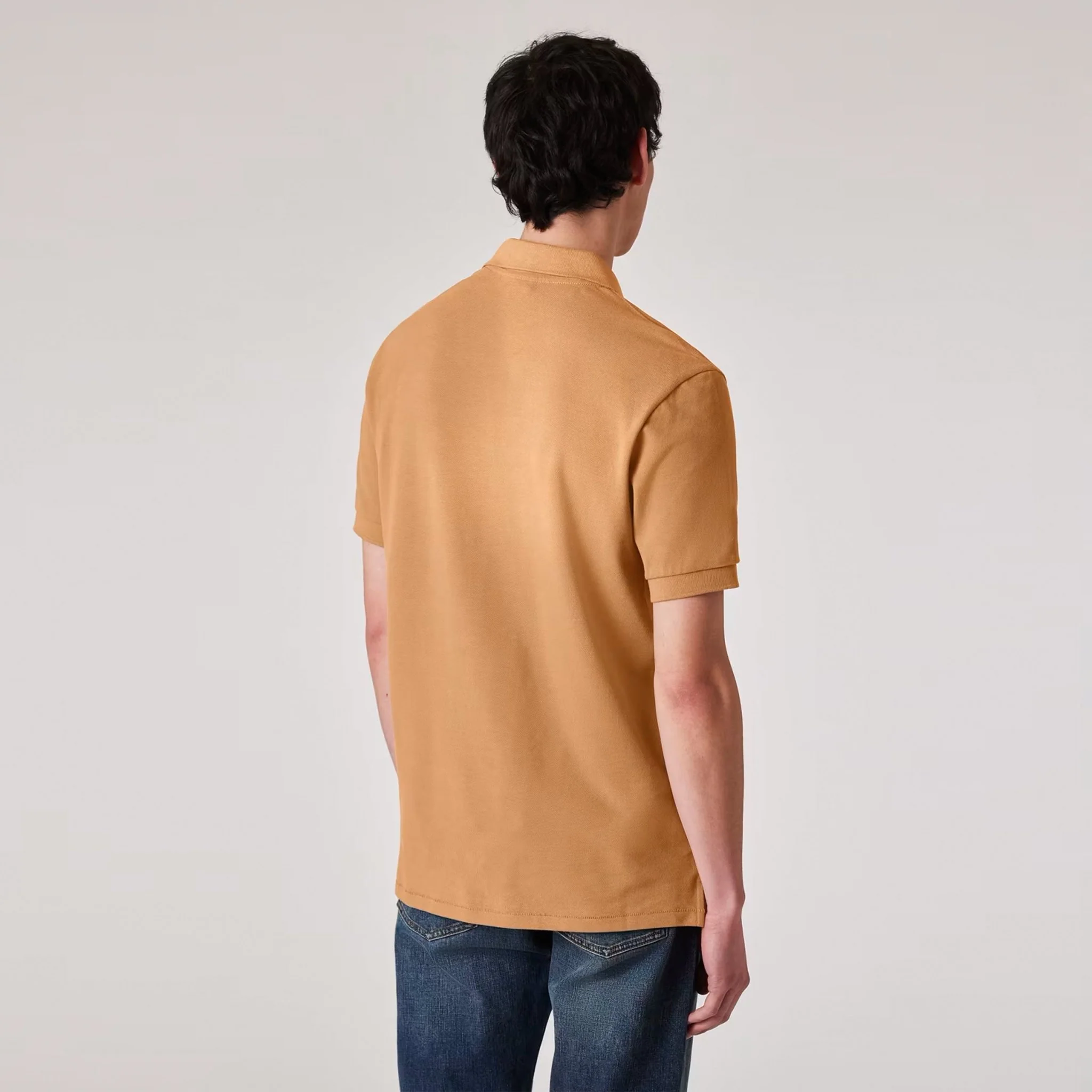 Paul Smith Organic Cotton Zebra Polo Shirt Toffee Brown - Image 6