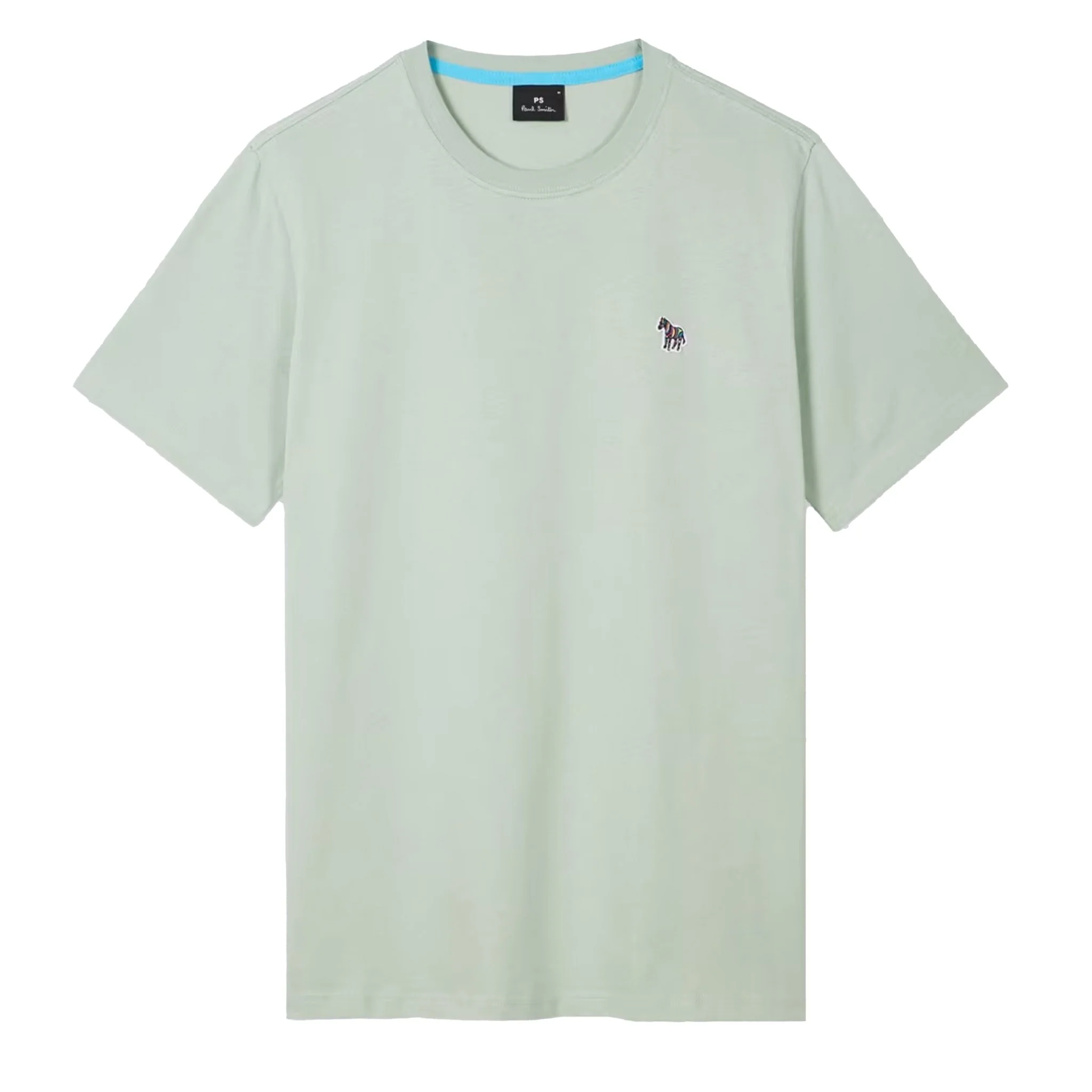 Paul Smith Organic Cotton Zebra T-Shirt Sage Green