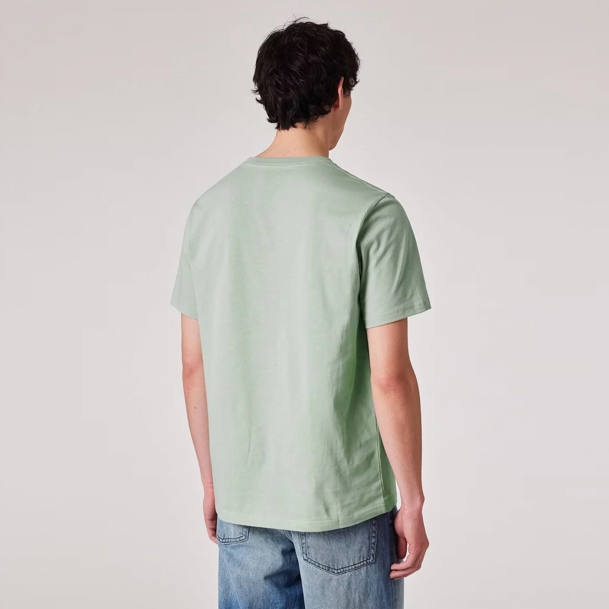 Paul Smith Organic Cotton Zebra T-Shirt Sage Green - Image 6