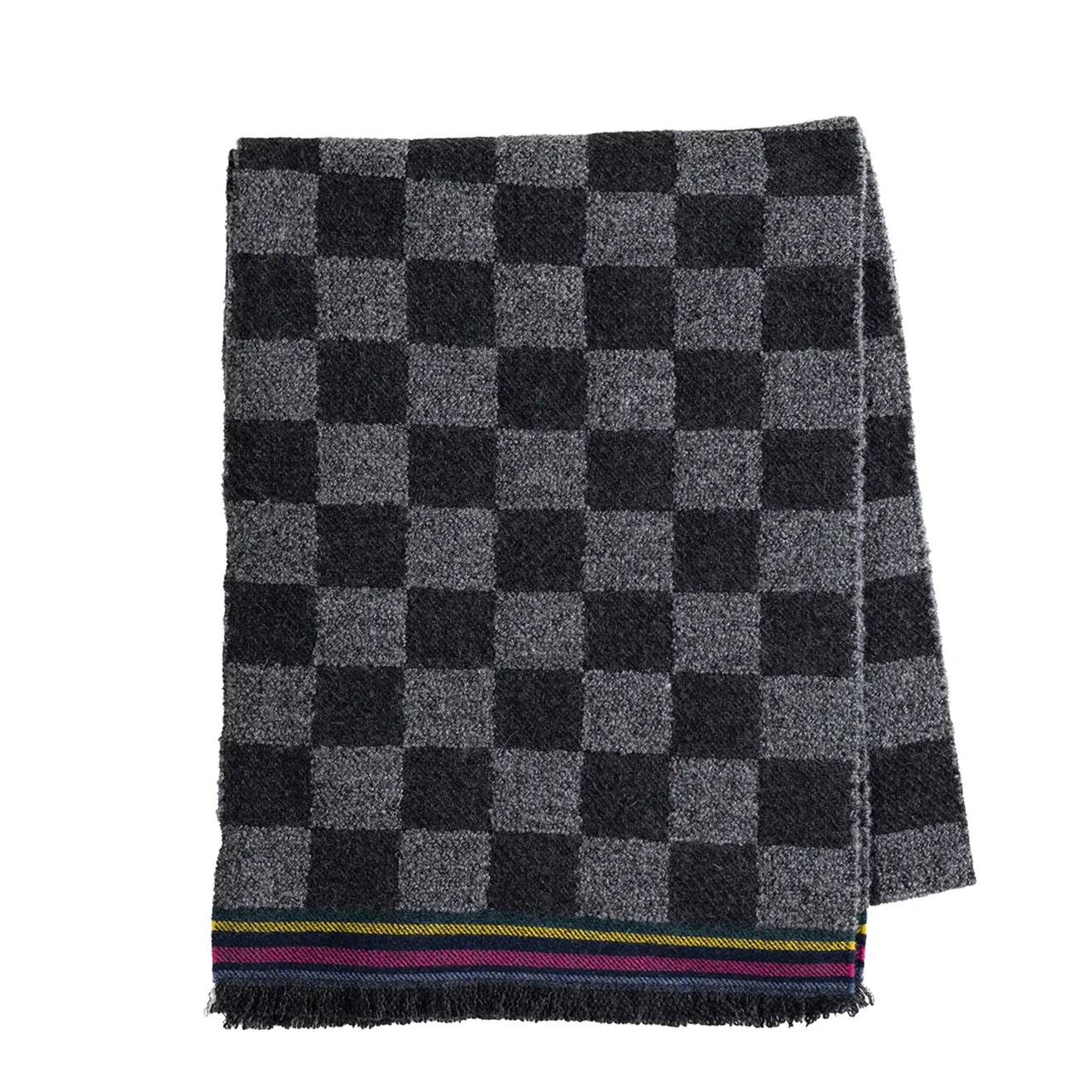 Paul Smith PS Scarf Checkerboard Black