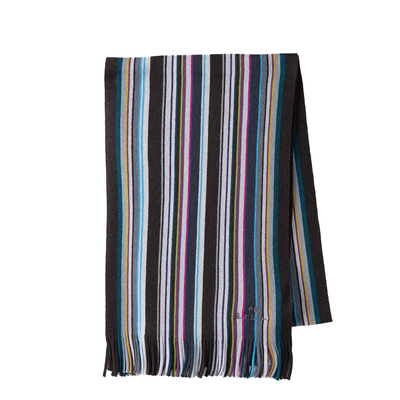Paul Smith PS Scarf Multicolour Stripe Slate