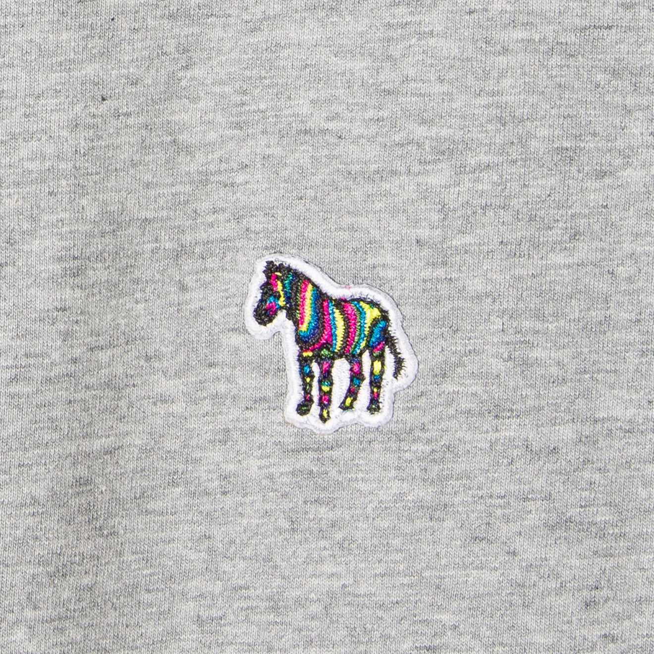 Paul Smith Reg Fit S/S Tshirt Zebra Grey Melange - Image 2