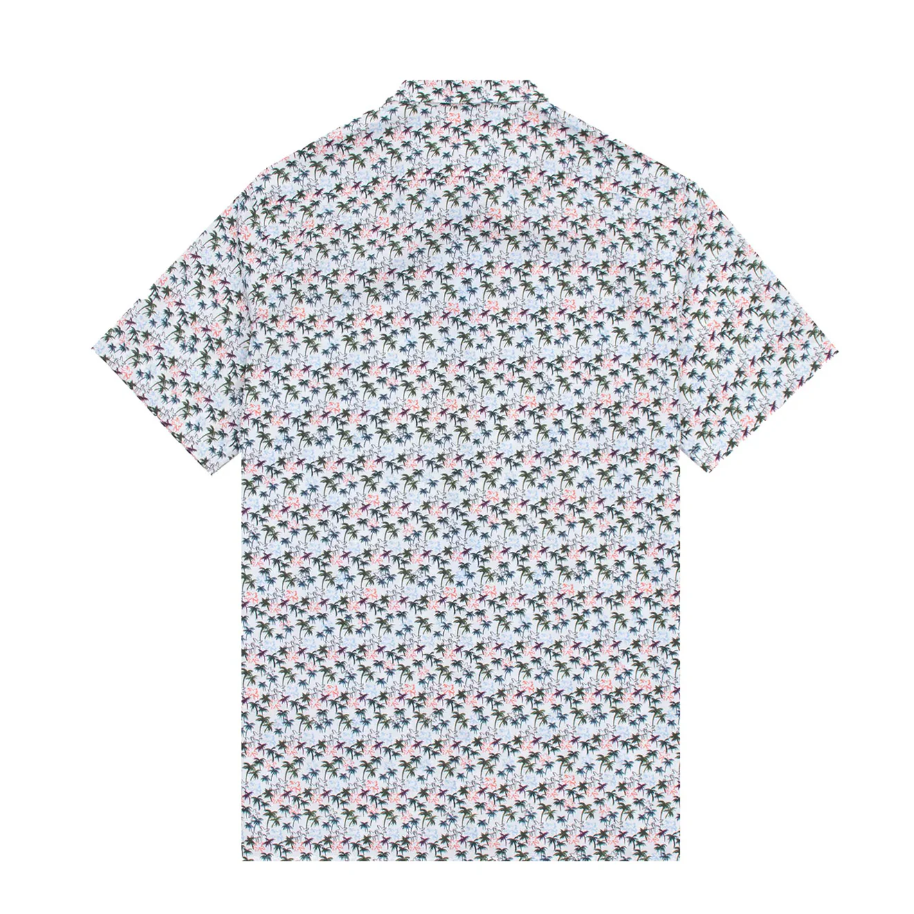 Paul Smith S/S Casual Fit Shirt Palm Detail White - Image 2