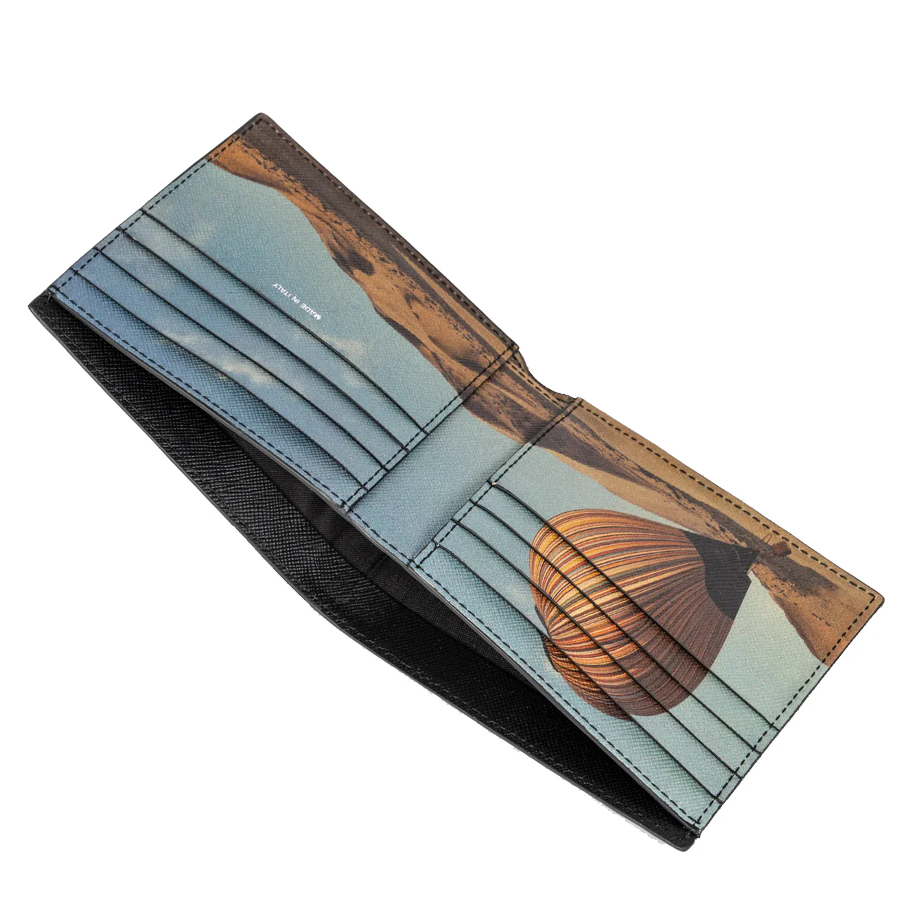 Paul Smith 'Signature Stripe Balloon' Interior Billfold Wallet Black - Image 3