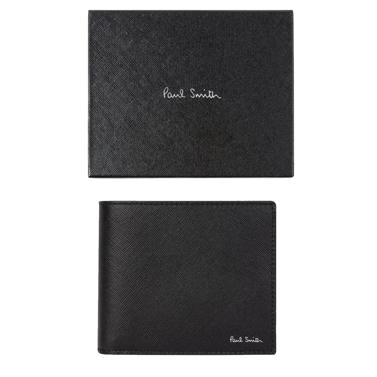 Paul Smith 'Signature Stripe Balloon' Interior Billfold Wallet Black - Image 5