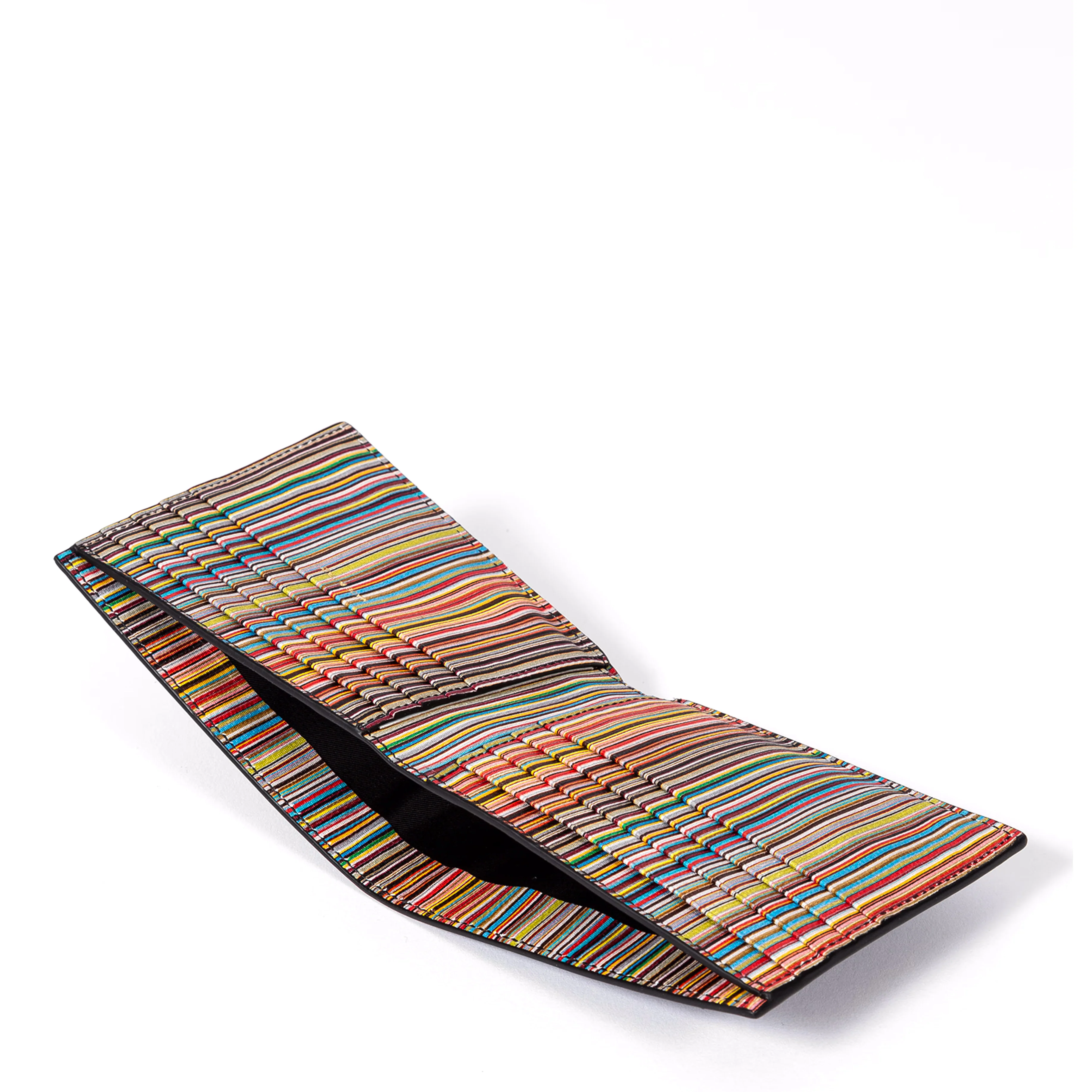 Paul Smith Signature Stripe Billfold Wallet Black - Image 3