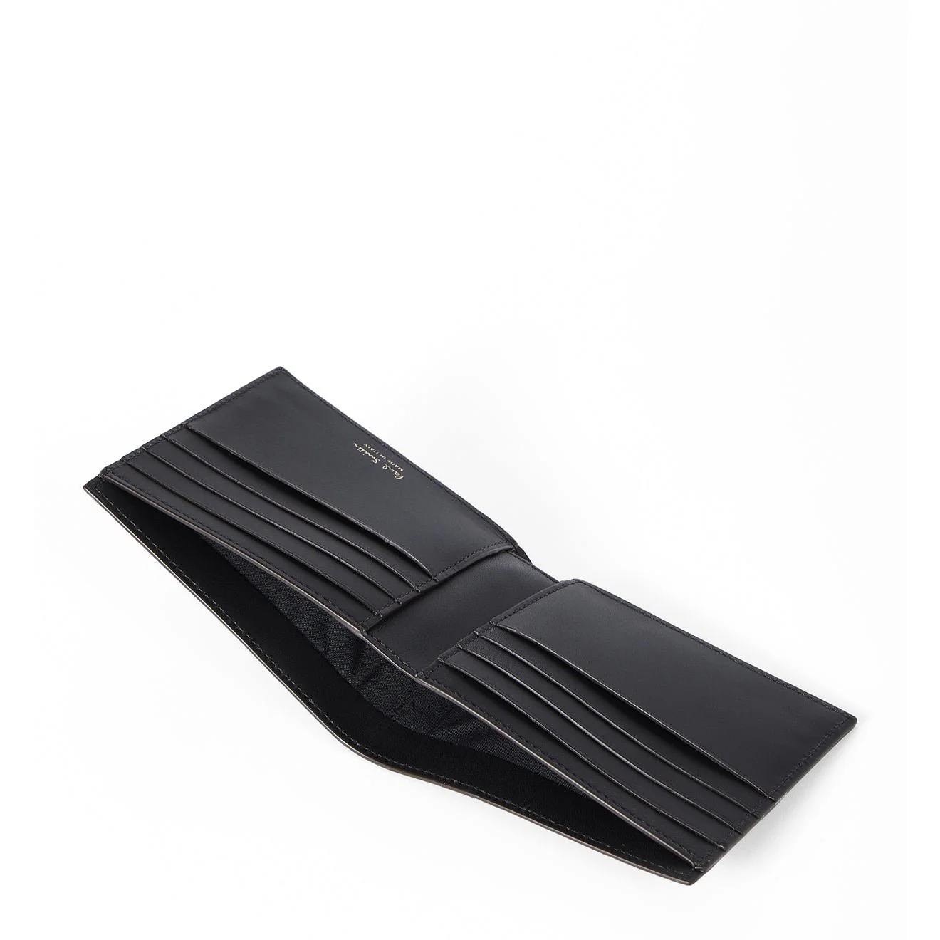 Paul Smith Signature Stripe Coated Canvas Billfold Wallet Black - Image 2