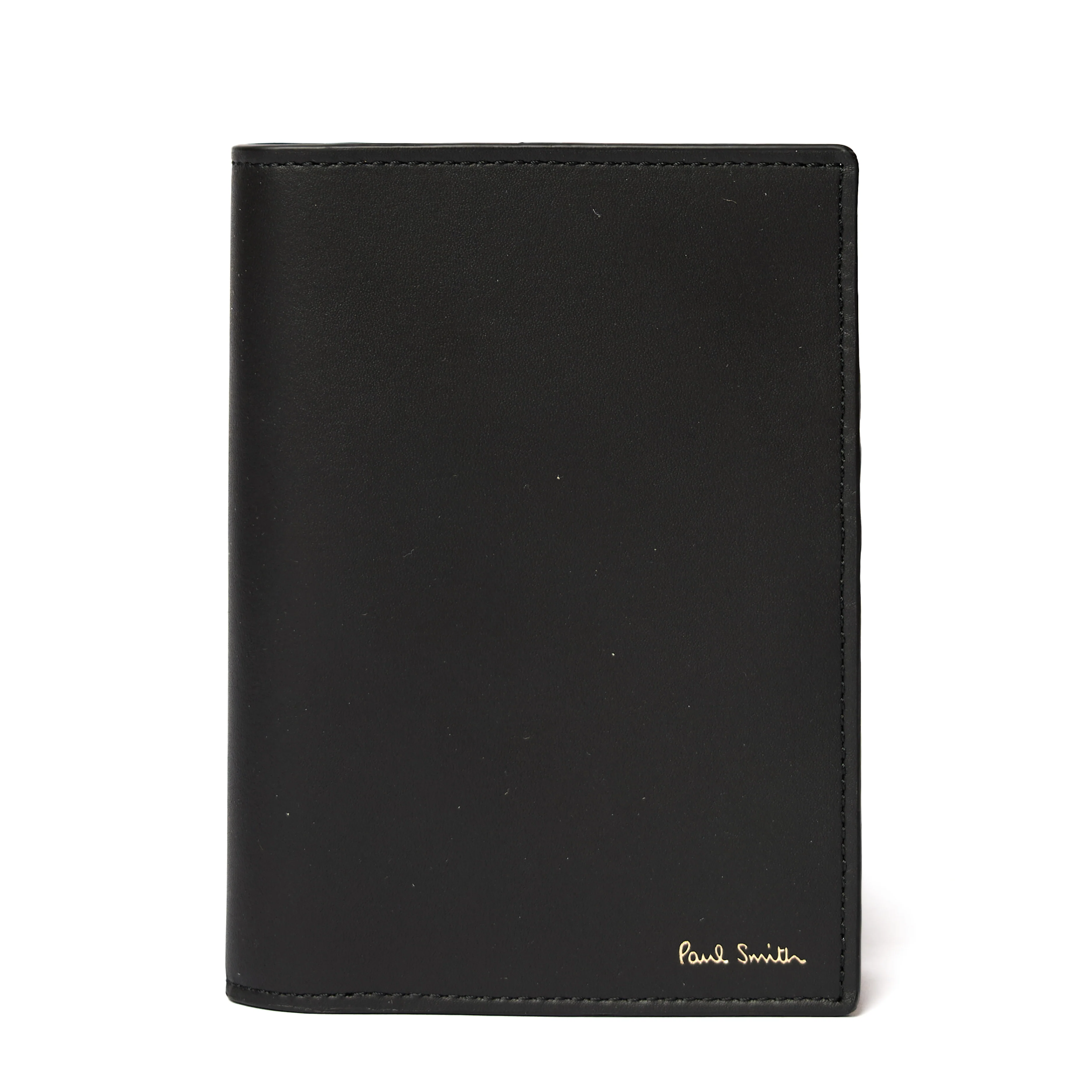 Paul Smith Signature Stripe Passport Cover Black
