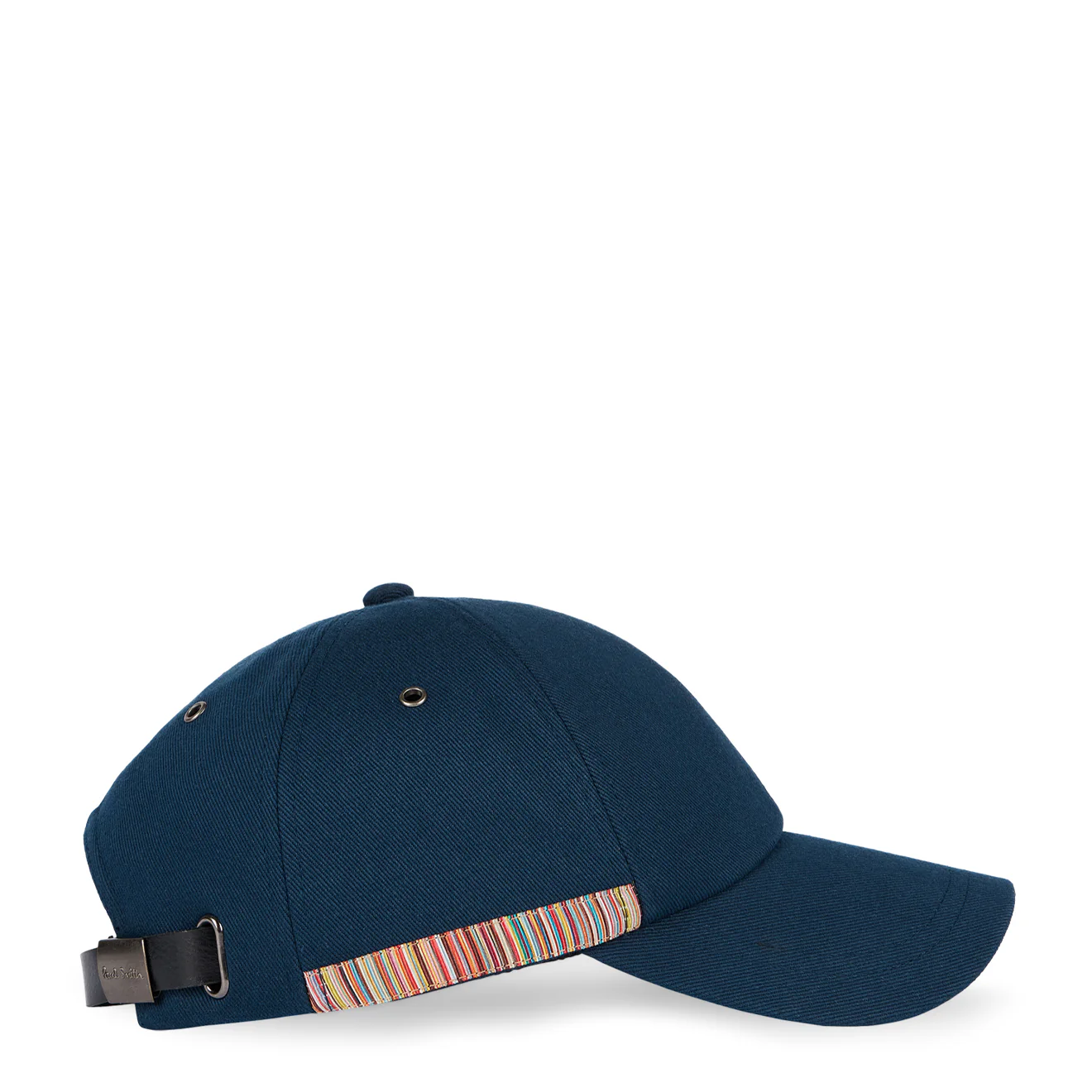 Paul Smith Signature Stripe Trim Baseball Cap Navy