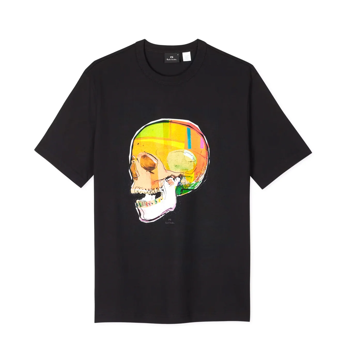 Paul Smith Skull Sketch Print T-Shirt Black