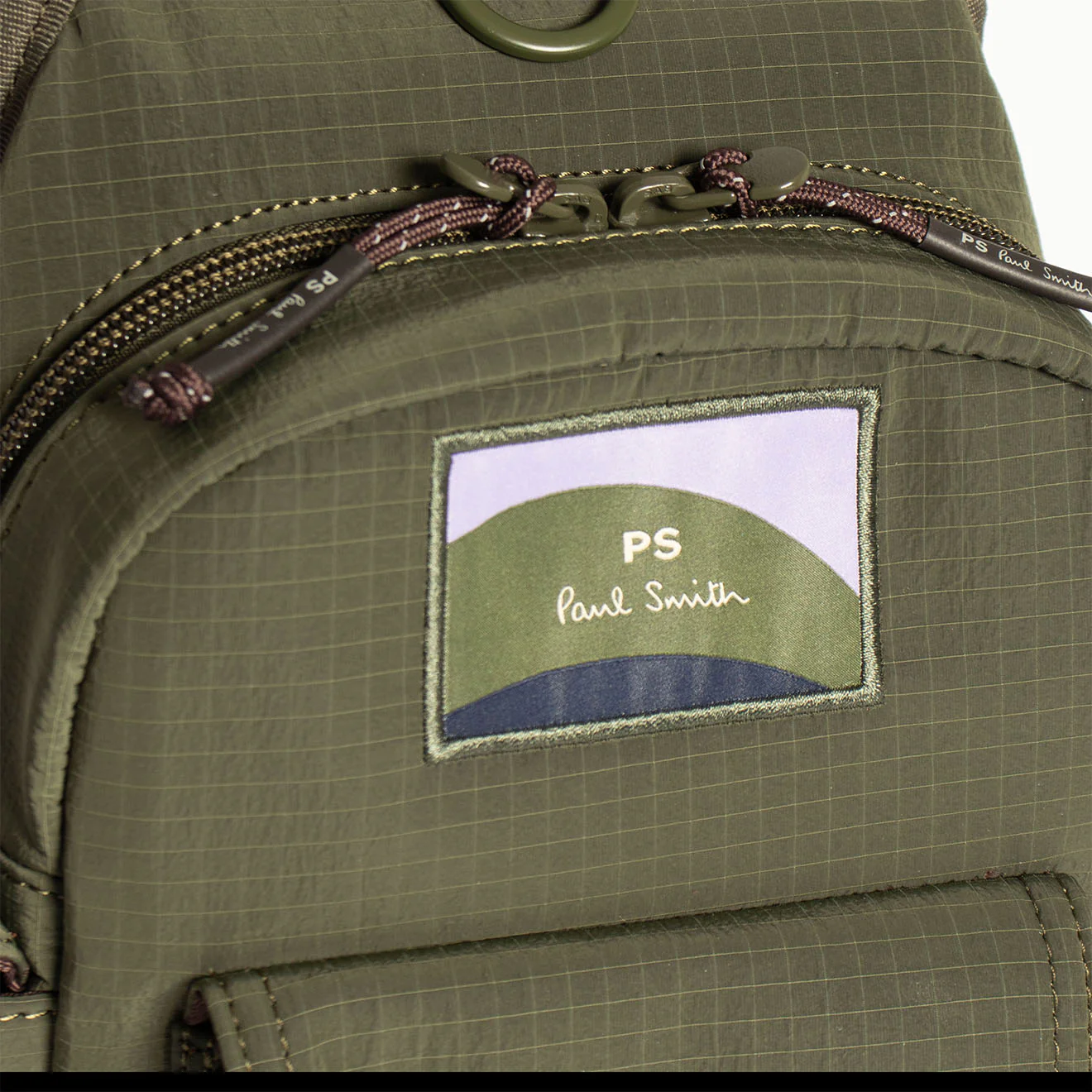 Paul Smith Sling Bag Olive Green - Image 5