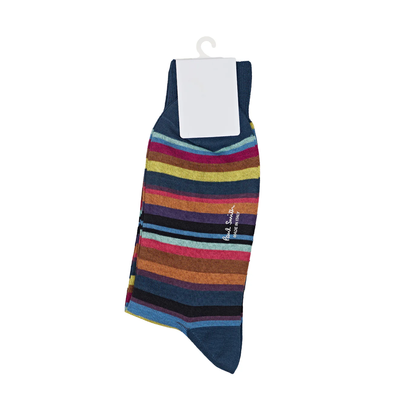 Paul Smith Sock Aldgate Stripe Petrol Green - Image 2