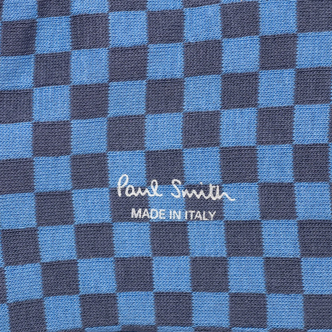 Paul Smith Sock Hudson Check Cobalt Blue - Image 2