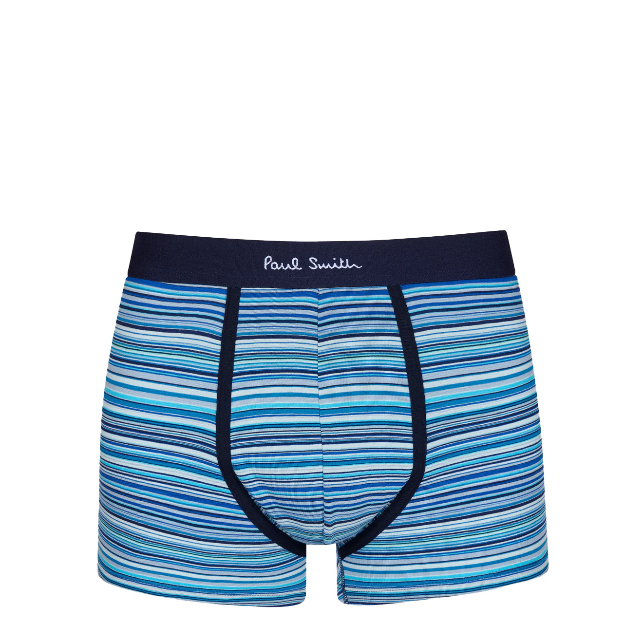 Paul Smith Stripe and Plain Mixed Boxer Briefs 5 Pack Multicolour - Image 2