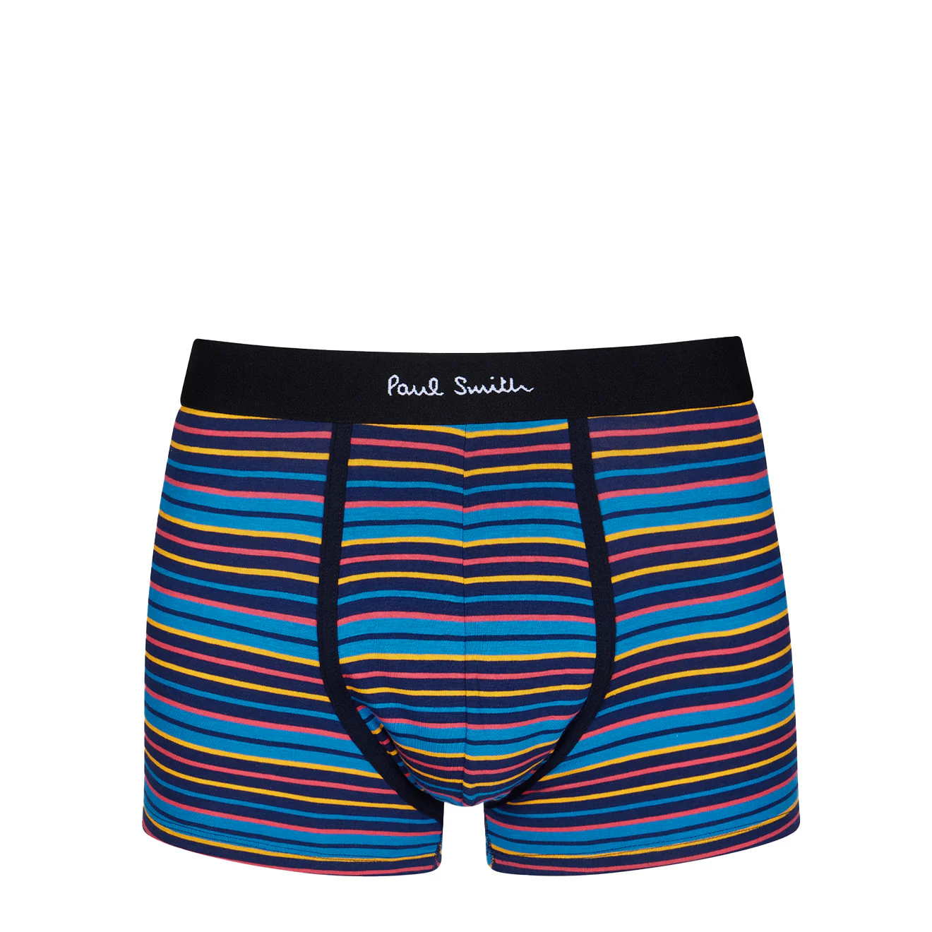 Paul Smith Stripe and Plain Mixed Boxer Briefs 5 Pack Multicolour - Image 4