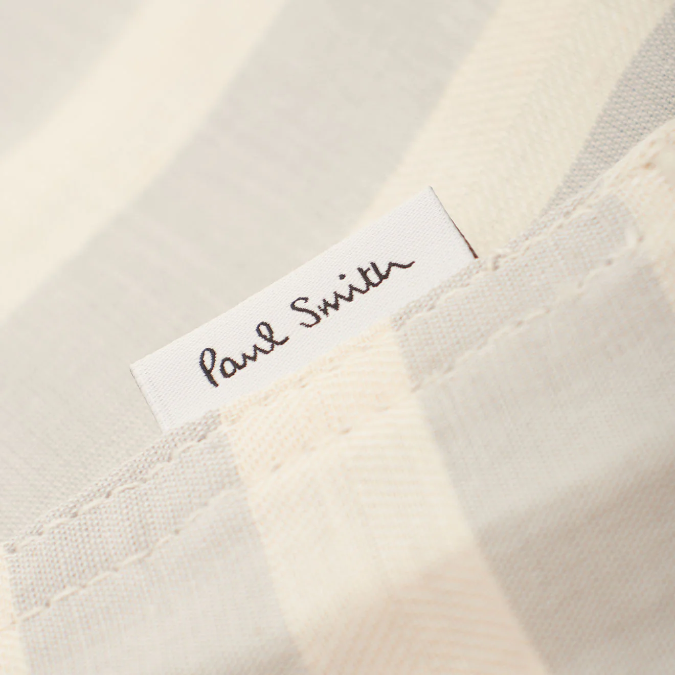 Paul Smith Stripe Cotton-Linen Shirt Light Blue - Image 3