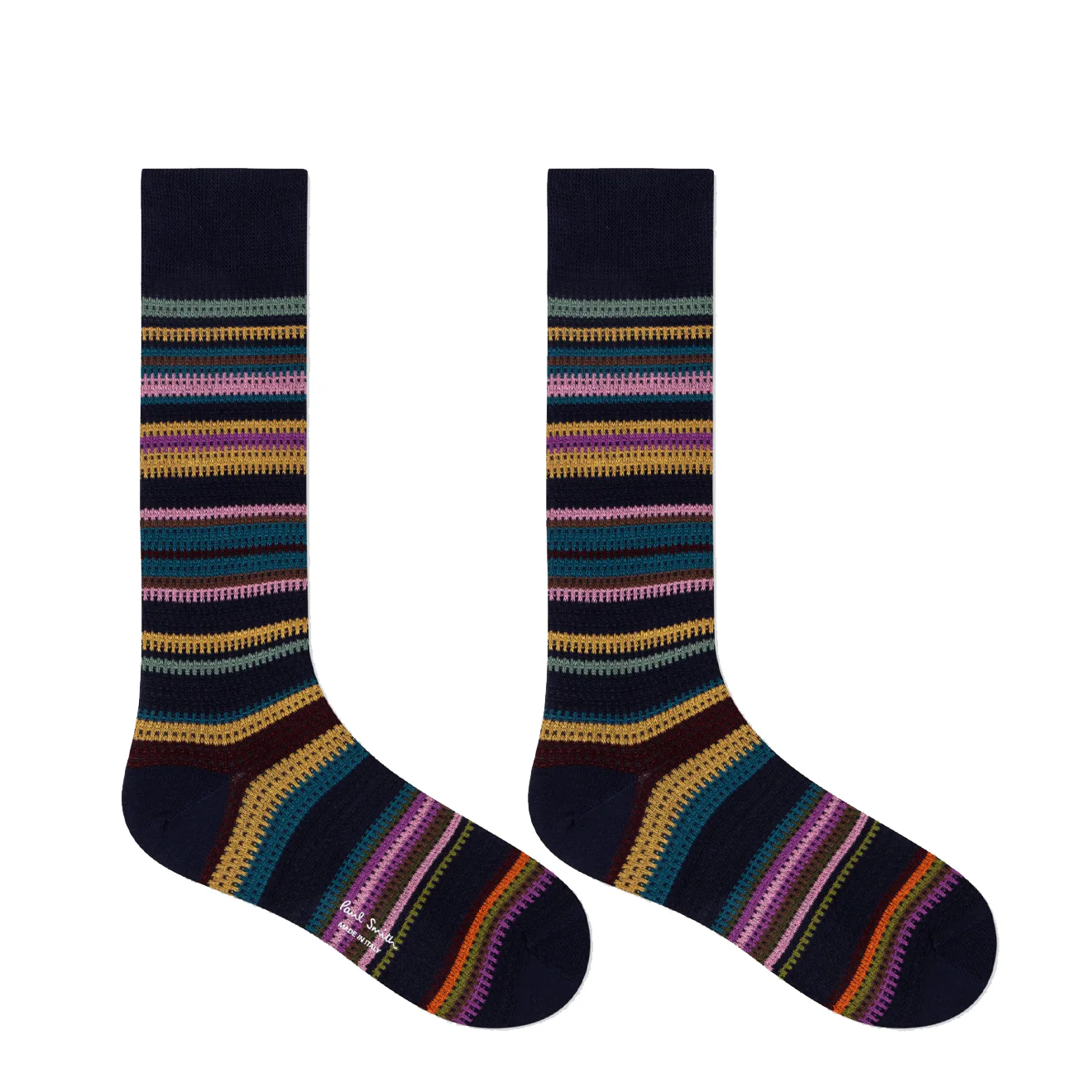 Paul Smith Stripe Socks Three Pack Navy Mix - Image 3