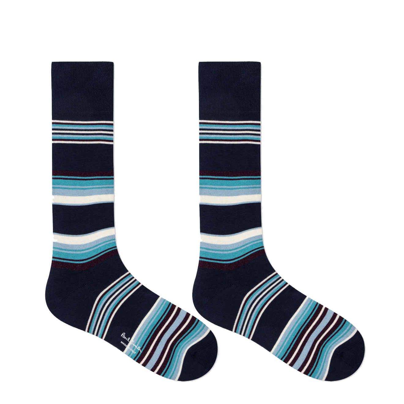 Paul Smith Stripe Socks Three Pack Navy Mix - Image 4