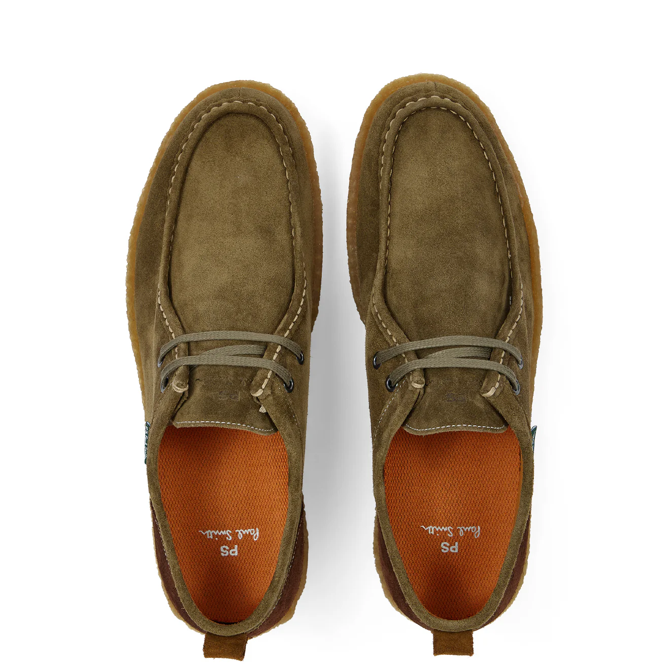 Paul Smith Suede Buster Shoe Olive Green - Image 3