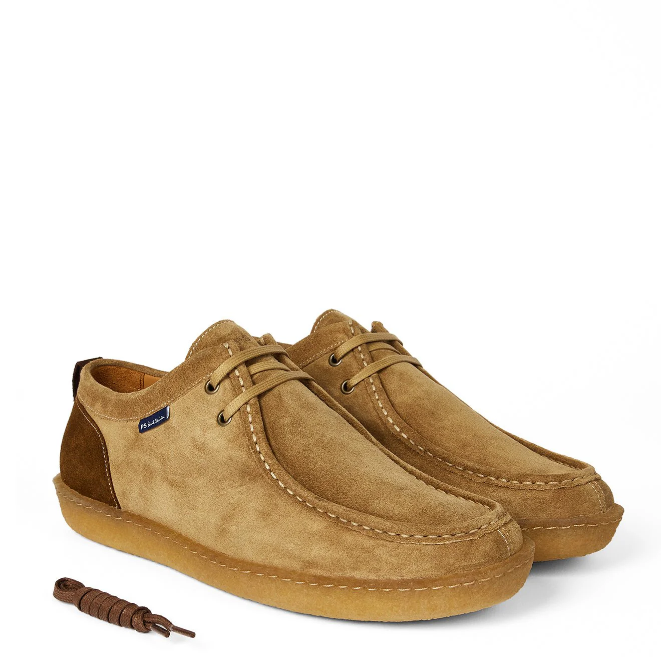 Paul Smith Suede Buster Shoe Sand White - Image 2