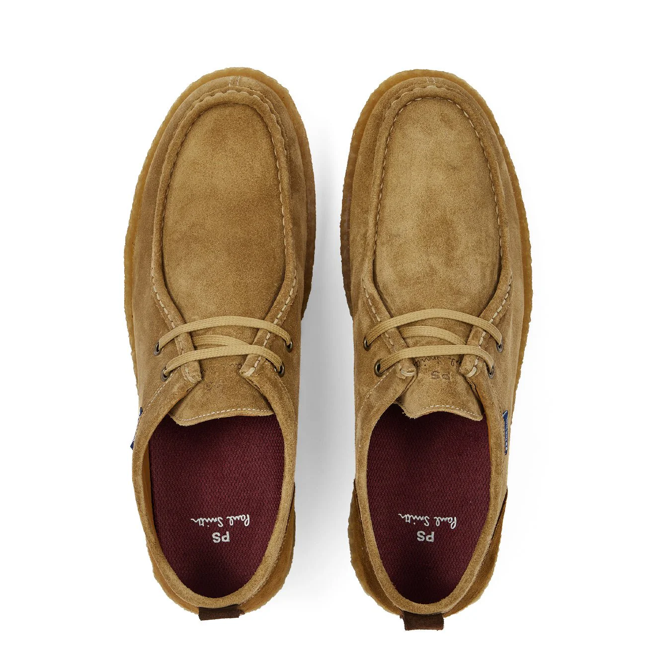 Paul Smith Suede Buster Shoe Sand White - Image 3