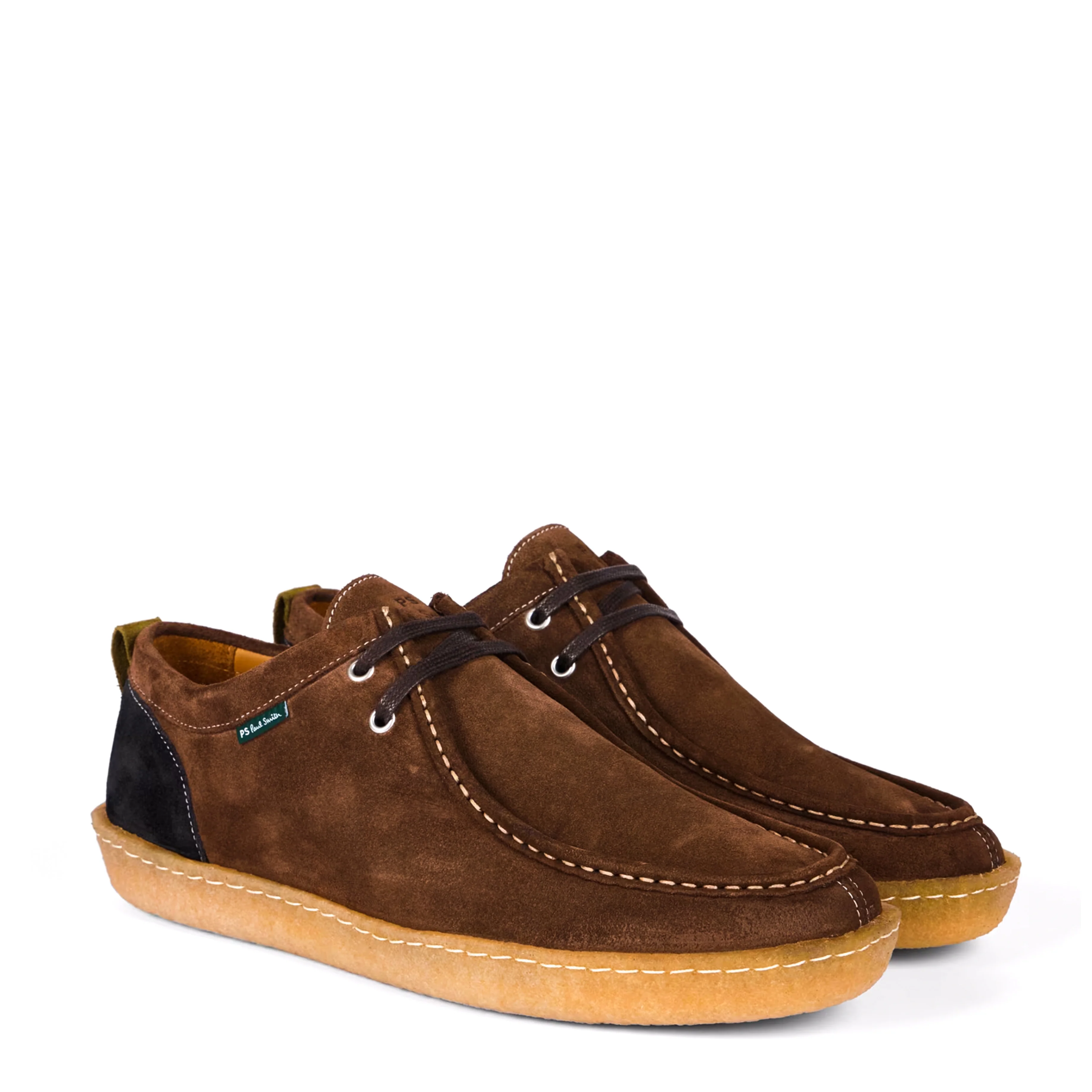 Paul Smith Suede Buster Shoes Dark Brown - Image 2