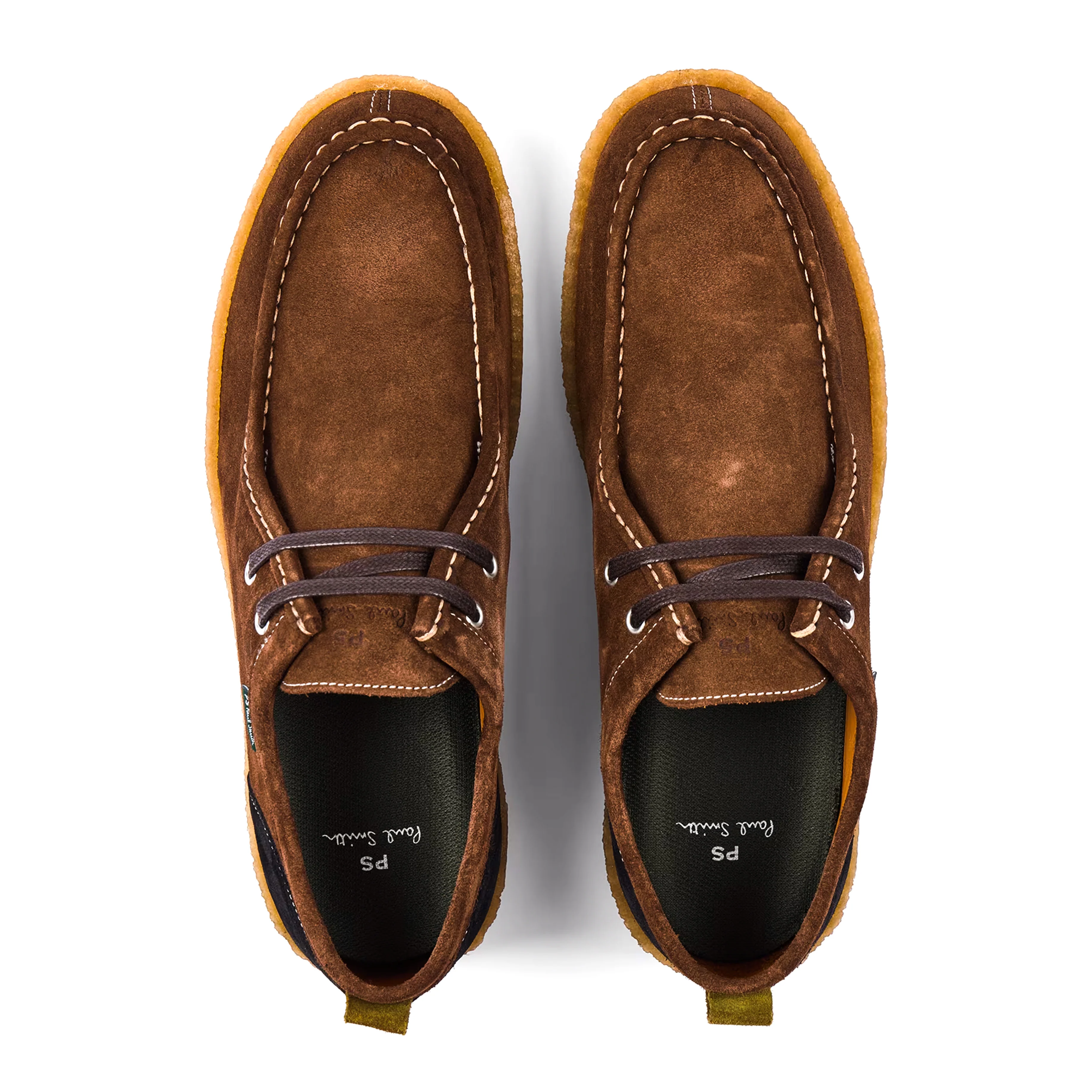 Paul Smith Suede Buster Shoes Dark Brown - Image 3