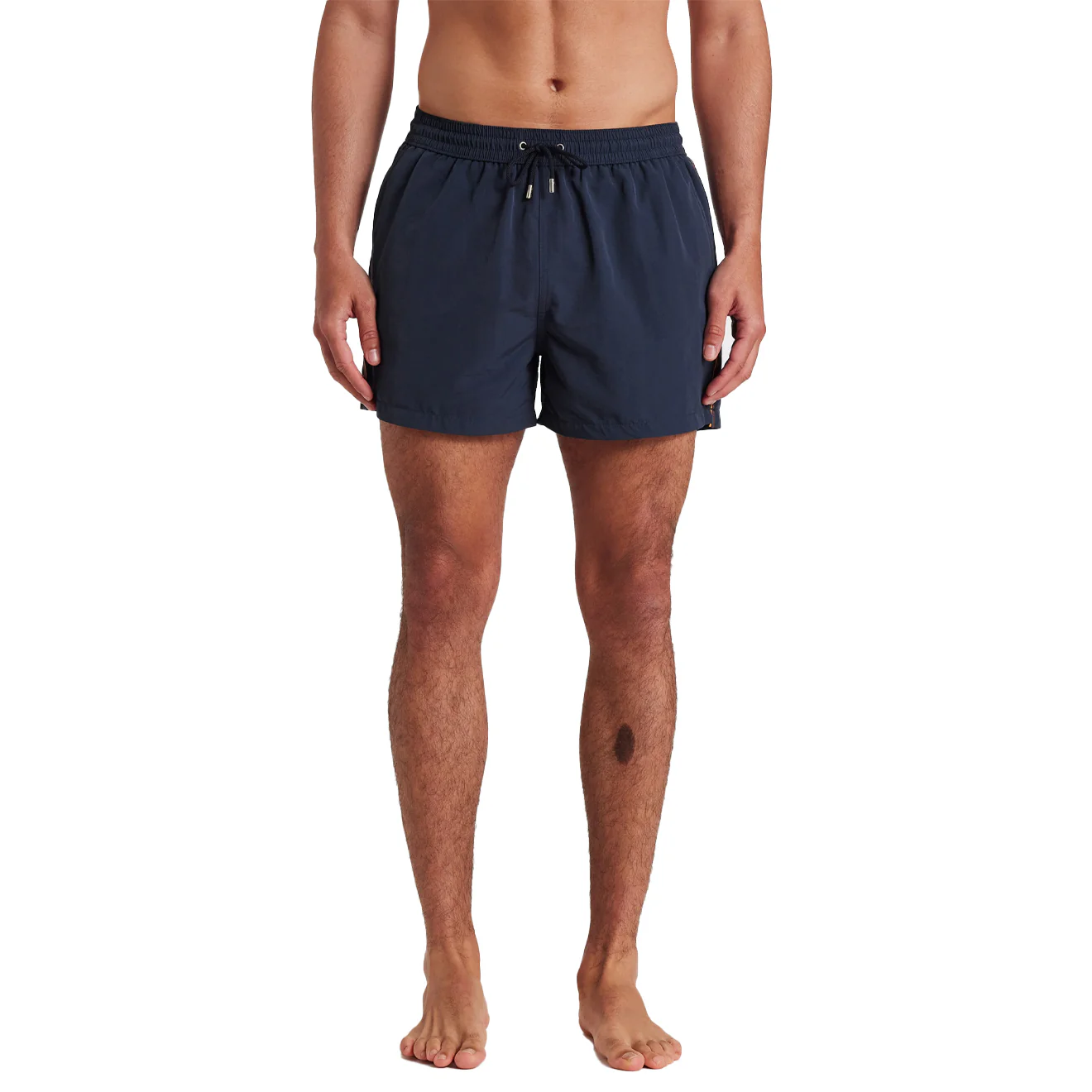 Paul Smith Swim Shorts Plain With Stripe Navy - Image 2