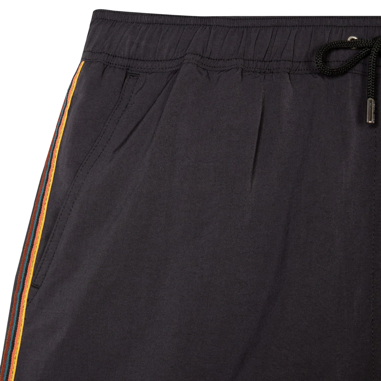 Paul Smith Swim Shorts With Artist Stripe Trim Black - Image 2