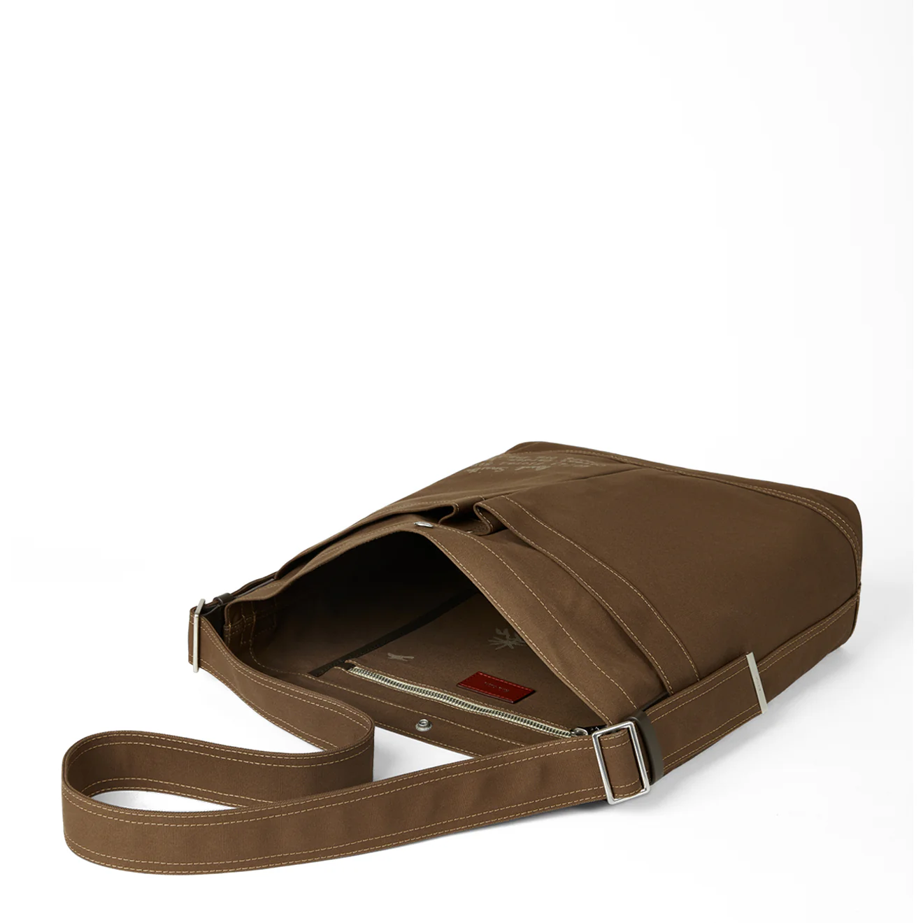 Paul Smith TekWax Cotton Adjustable Tote Bag Khaki - Image 2
