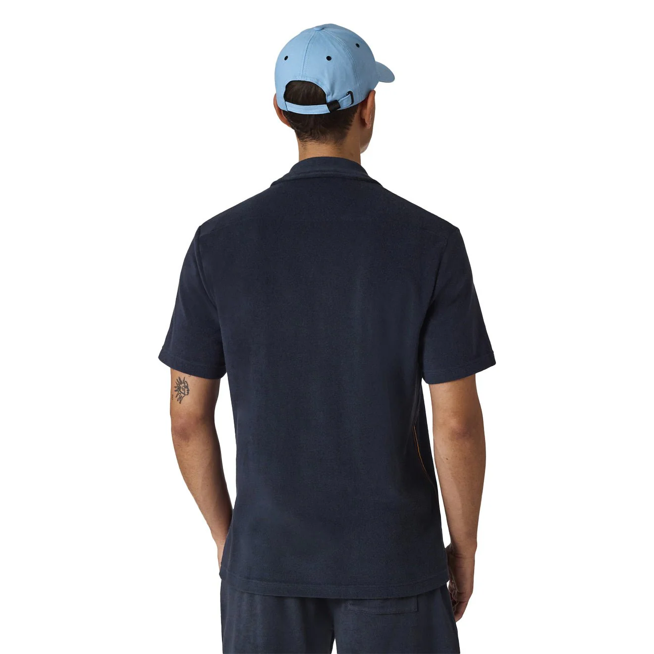 Paul Smith Towelling Lounge Shirt Navy Blue - Image 3