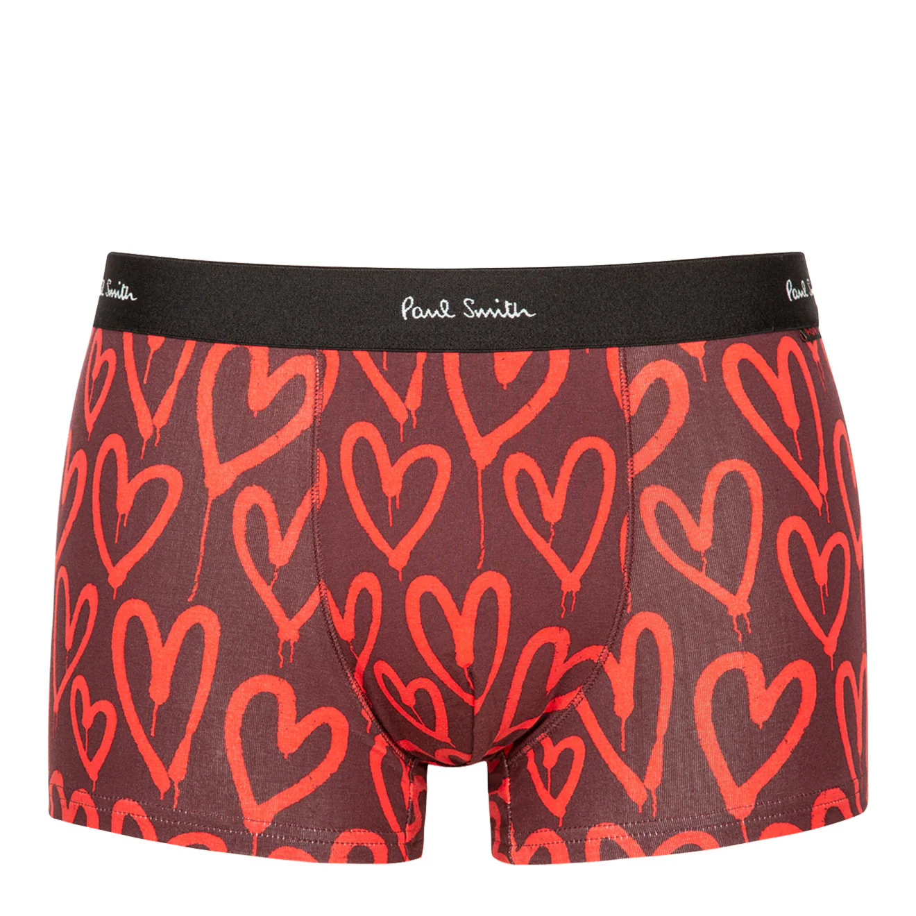 Paul Smith Trunk Underwear Pop Grafitti Burgundy/Bordeaux