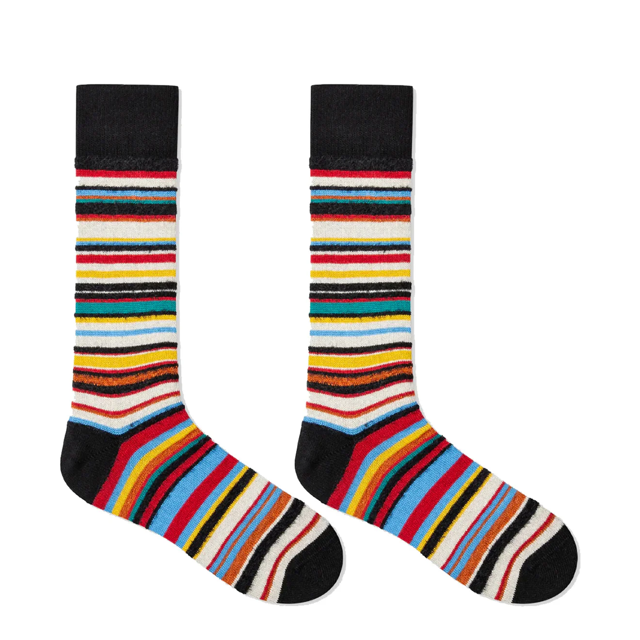 Paul Smith Wool-Cashmere Blend Signature Stripe Socks - Image 2