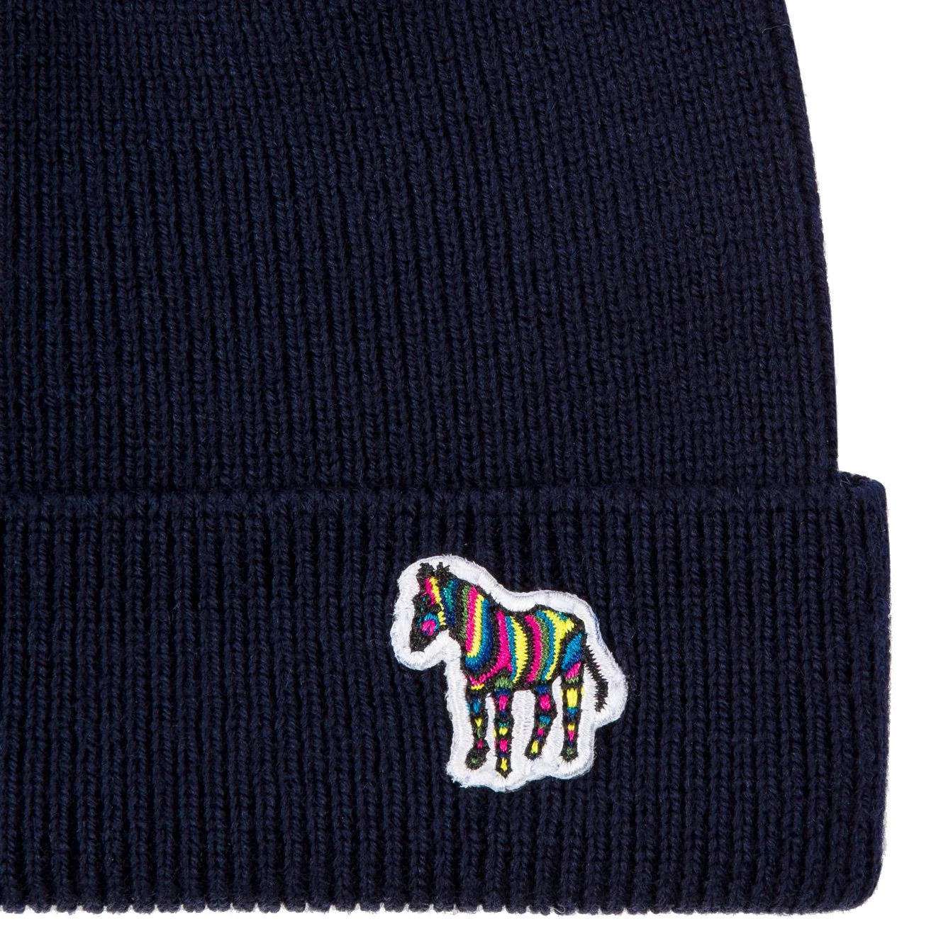 Paul Smith Zebra Beanie Blue - Image 2