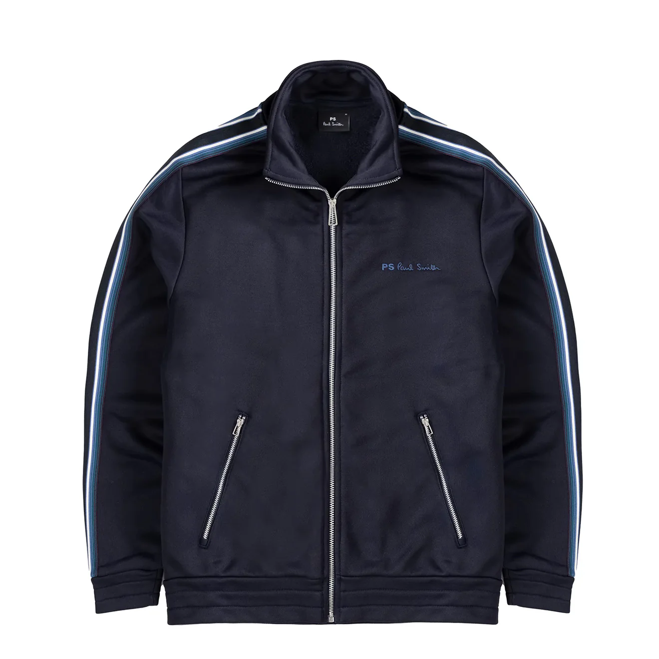 Paul Smith Zip Funnel Neck Sweat Very Dark Navy